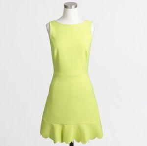 SOLD J. Crew scalloped Dress.